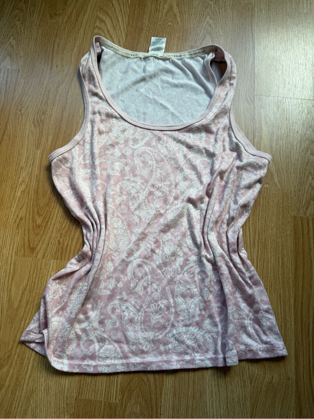Women’s Lucky Brand Pink Floral Tank Top